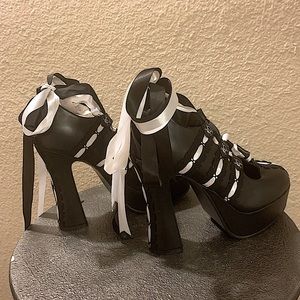 $40 Platform heels made by Demonia Cult